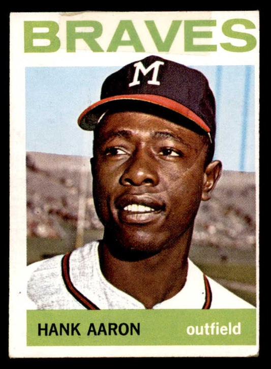 1964 Topps Baseball #300 Hank Aaron Braves FR-GD 562975
