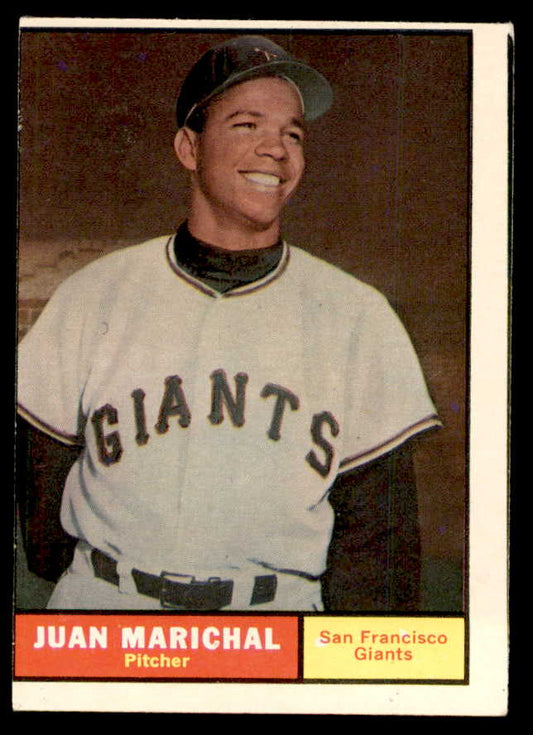 1961 Topps Baseball #417 Juan Marichal Giants GD-VG 562979