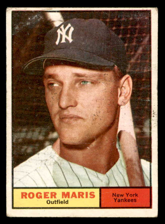 1961 Topps Baseball #002 Roger Maris Yankees VG 562982