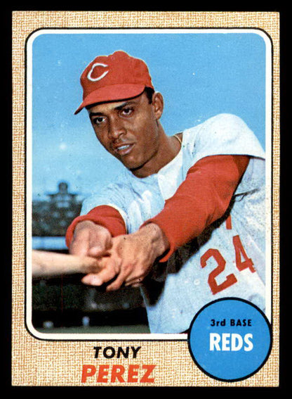1968 Topps Baseball #130 Tony Perez Reds EX-MT 562987
