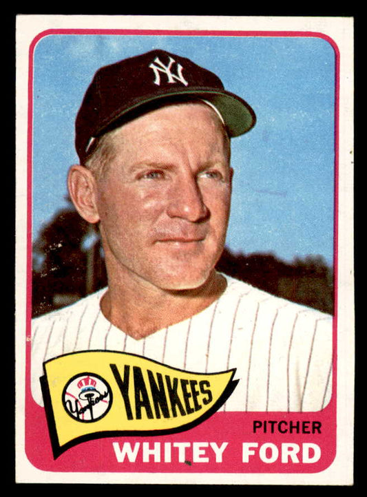 1965 Topps Baseball #330 Whitey Ford Yankees EX-MT 562992