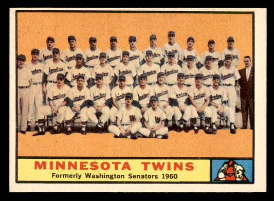 1961 Topps Baseball #542 Minnesota Twins Team EX-MT 562996