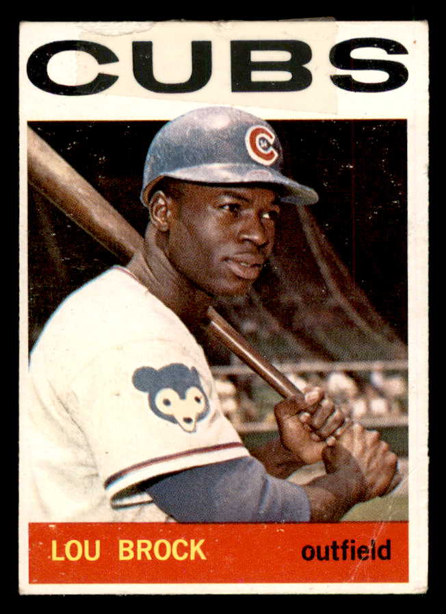 1964 Topps Baseball #029 Lou Brock Cubs FR-GD 563005