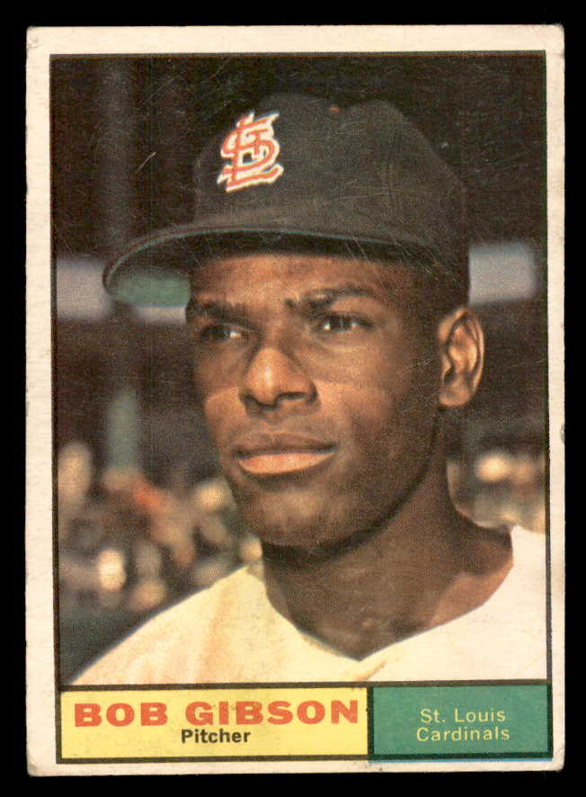 1961 Topps Baseball #211 Bob Gibson Cardinals VG 563008