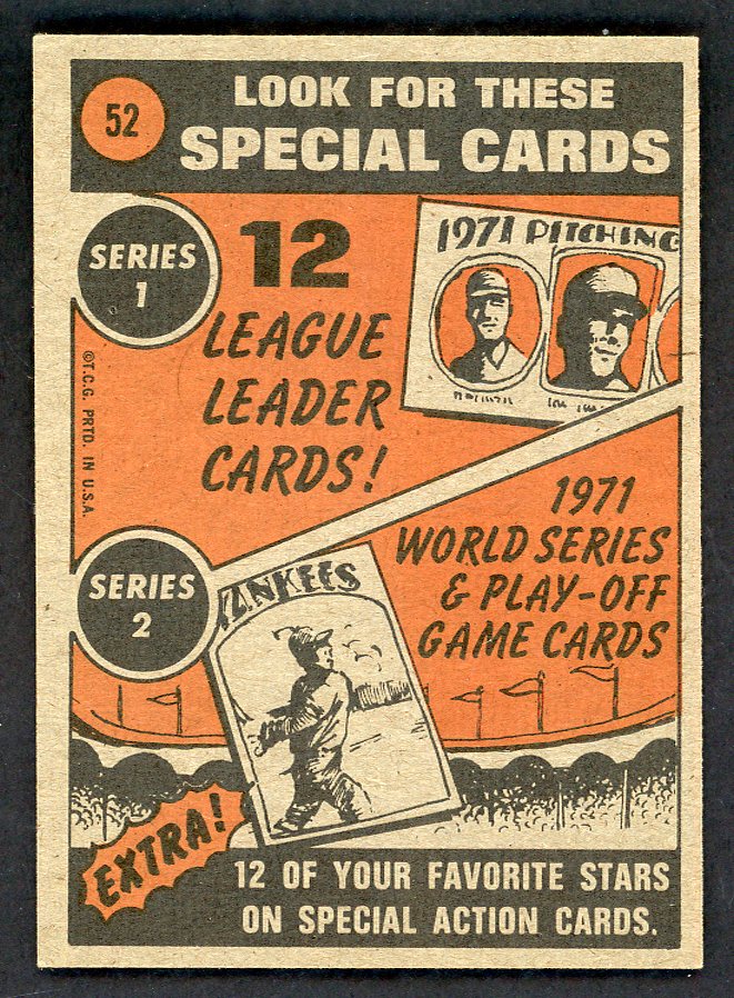 1972 Topps Baseball #052 Harmon Killebrew IA Twins EX-MT 563018