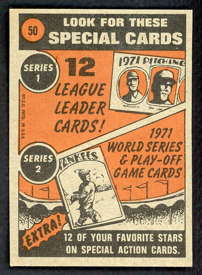 1972 Topps Baseball #050 Willie Mays IA Giants EX-MT 563020
