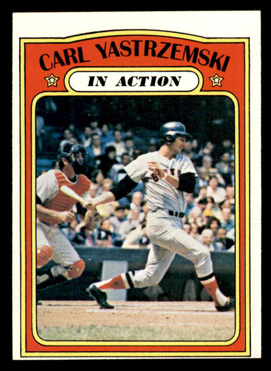 1972 Topps Baseball #038 Carl Yastrzemski IA Red Sox EX-MT 563021