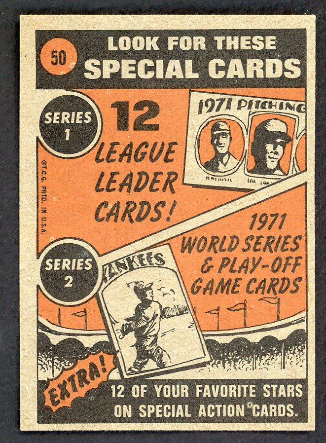 1972 Topps Baseball #050 Willie Mays IA Giants EX-MT 563023