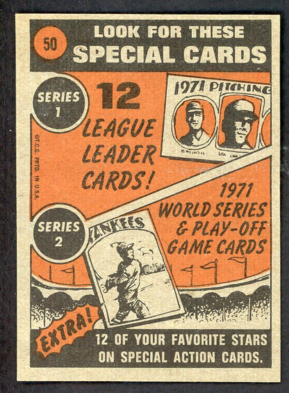 1972 Topps Baseball #050 Willie Mays IA Giants EX-MT 563025
