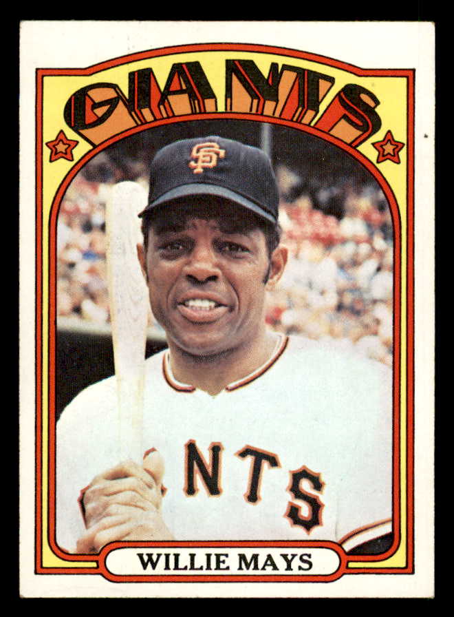 1972 Topps Baseball #049 Willie Mays Giants EX-MT 563028