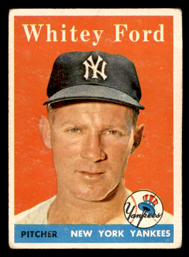 1958 Topps Baseball #320 Whitey Ford Yankees VG 563037