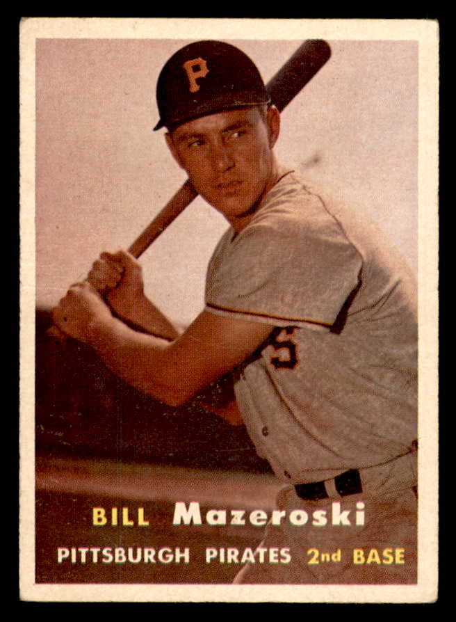 1957 Topps Baseball #024 Bill Mazeroski Pirates VG-EX 563038