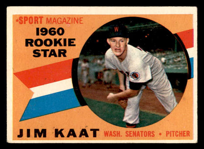 1960 Topps Baseball #136 Jim Kaat Senators VG-EX 563050