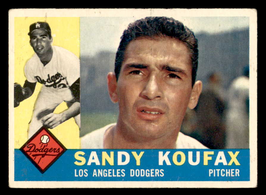 1960 Topps Baseball #343 Sandy Koufax Dodgers VG-EX 563051