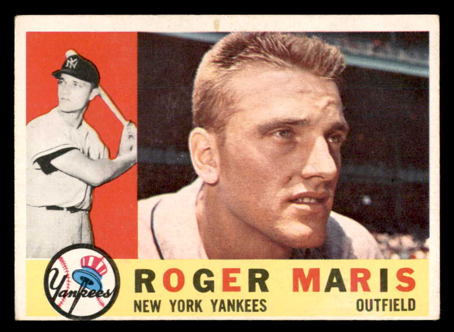 1960 Topps Baseball #377 Roger Maris Yankees VG-EX 563052