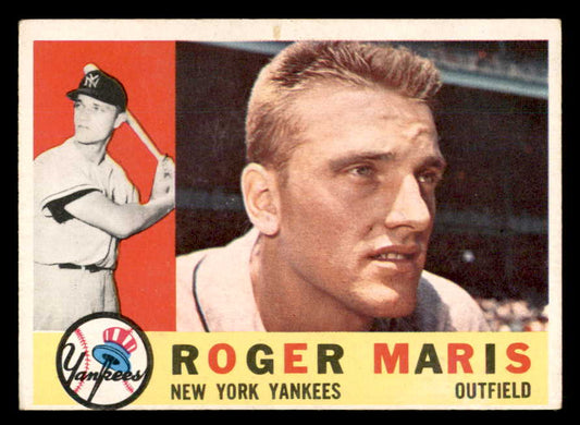 1960 Topps Baseball #377 Roger Maris Yankees VG-EX 563052