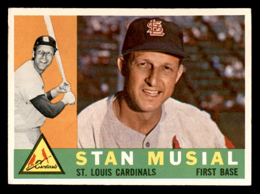 1960 Topps Baseball #250 Stan Musial Cardinals EX 563054