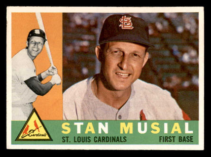1960 Topps Baseball #250 Stan Musial Cardinals EX 563054