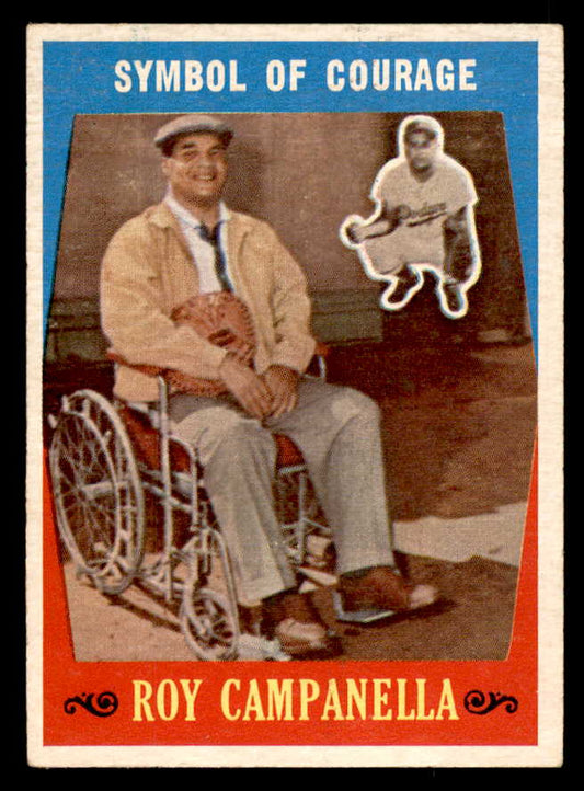 1959 Topps Baseball #550 Roy Campanella Dodgers EX 563055
