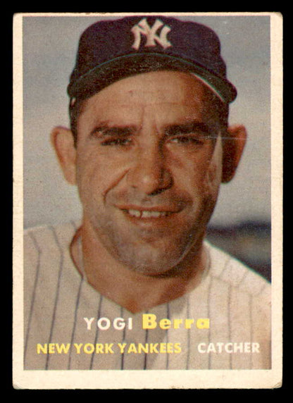1957 Topps Baseball #002 Yogi Berra Yankees VG-EX 563060