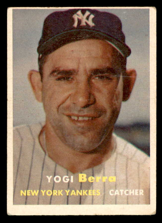 1957 Topps Baseball #002 Yogi Berra Yankees VG-EX 563060