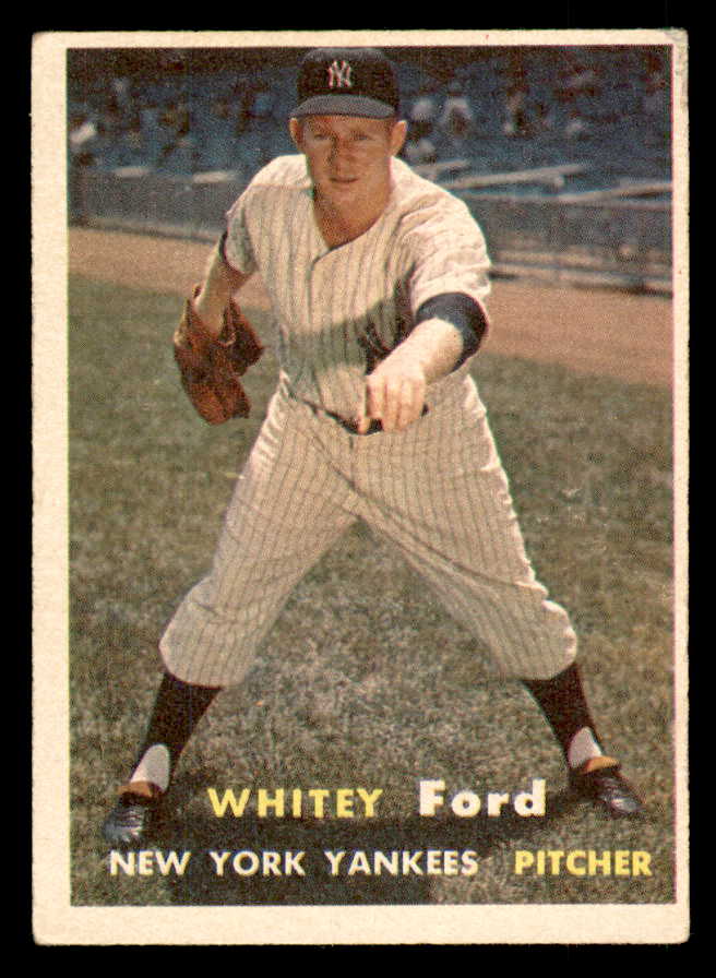 1957 Topps Baseball #025 Whitey Ford Yankees VG-EX 563061