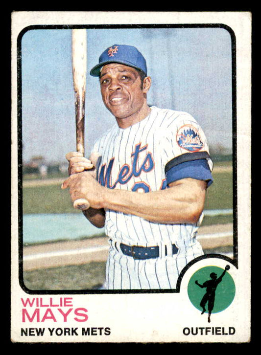 1973 Topps Baseball #305 Willie Mays Mets VG-EX 563065