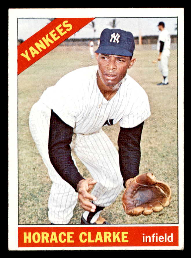 1966 Topps Baseball #547 Horace Clarke Yankees EX+/EX-MT 563084