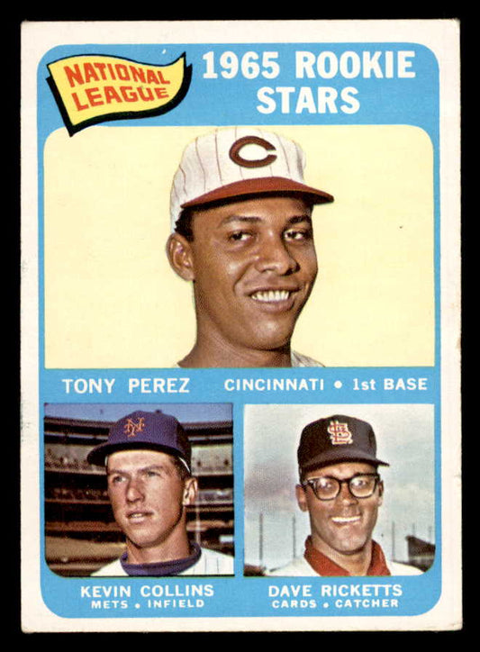 1965 Topps Baseball #581 Tony Perez Reds VG-EX 563085