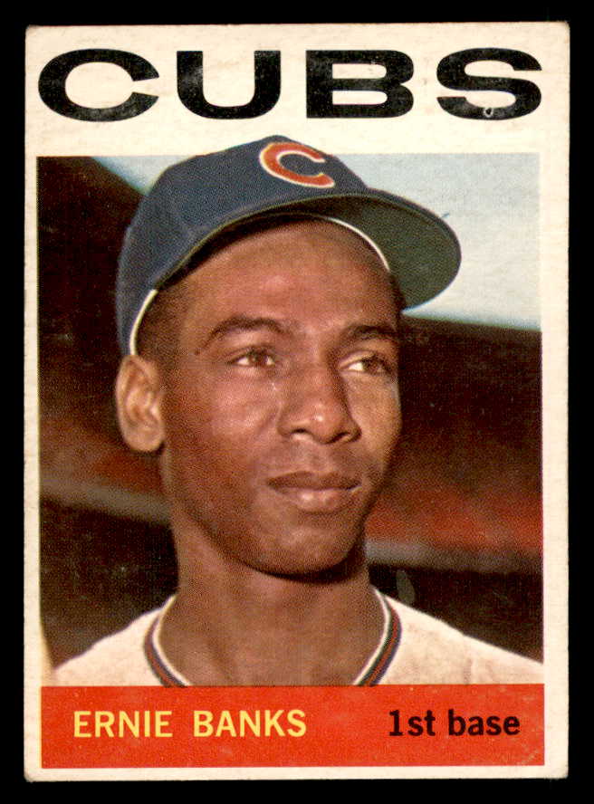 1964 Topps Baseball #055 Ernie Banks Cubs VG-EX 563087