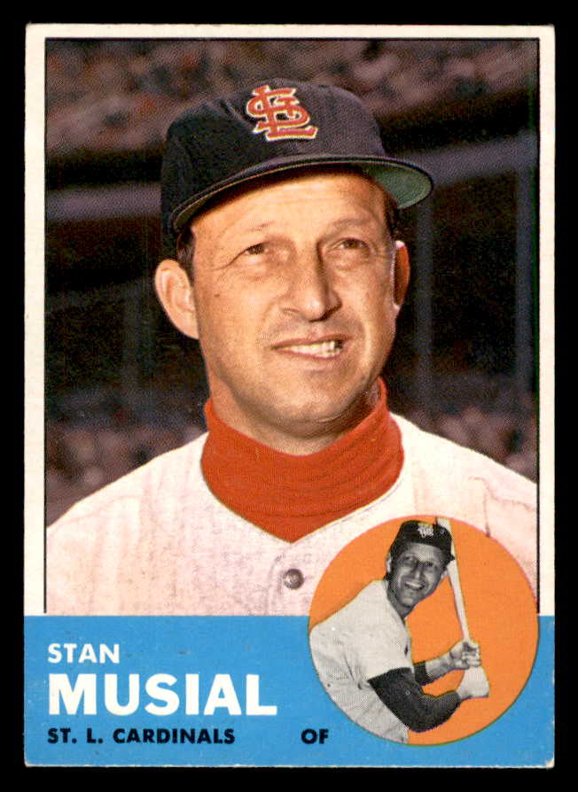 1963 Topps Baseball #250 Stan Musial Cardinals EX+/EX-MT 563088