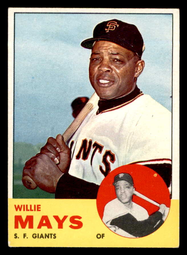 1963 Topps Baseball #300 Willie Mays Giants VG-EX 563089