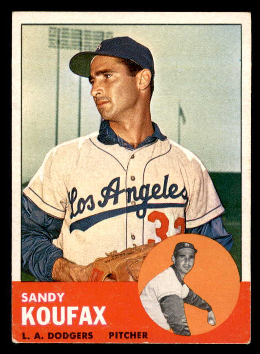 1963 Topps Baseball #210 Sandy Koufax Dodgers VG-EX 563090