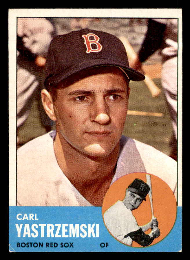 1963 Topps Baseball #115 Carl Yastrzemski Red Sox VG-EX 563095