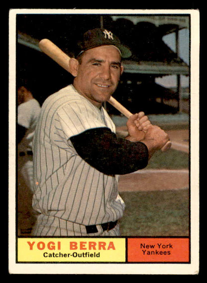 1961 Topps Baseball #425 Yogi Berra Yankees VG-EX 563098