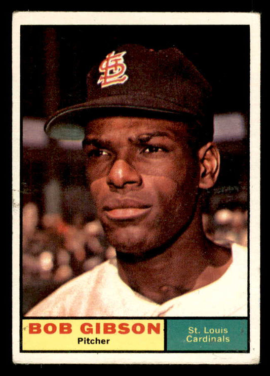 1961 Topps Baseball #211 Bob Gibson Cardinals VG-EX 563099