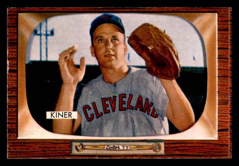 1955 Bowman Baseball #197 Ralph Kiner Indians EX+/EX-MT 563100