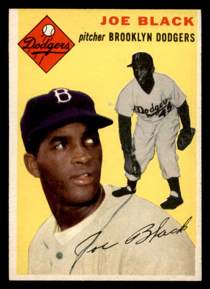 1954 Topps Baseball #098 Joe Black Dodgers EX-MT 563101