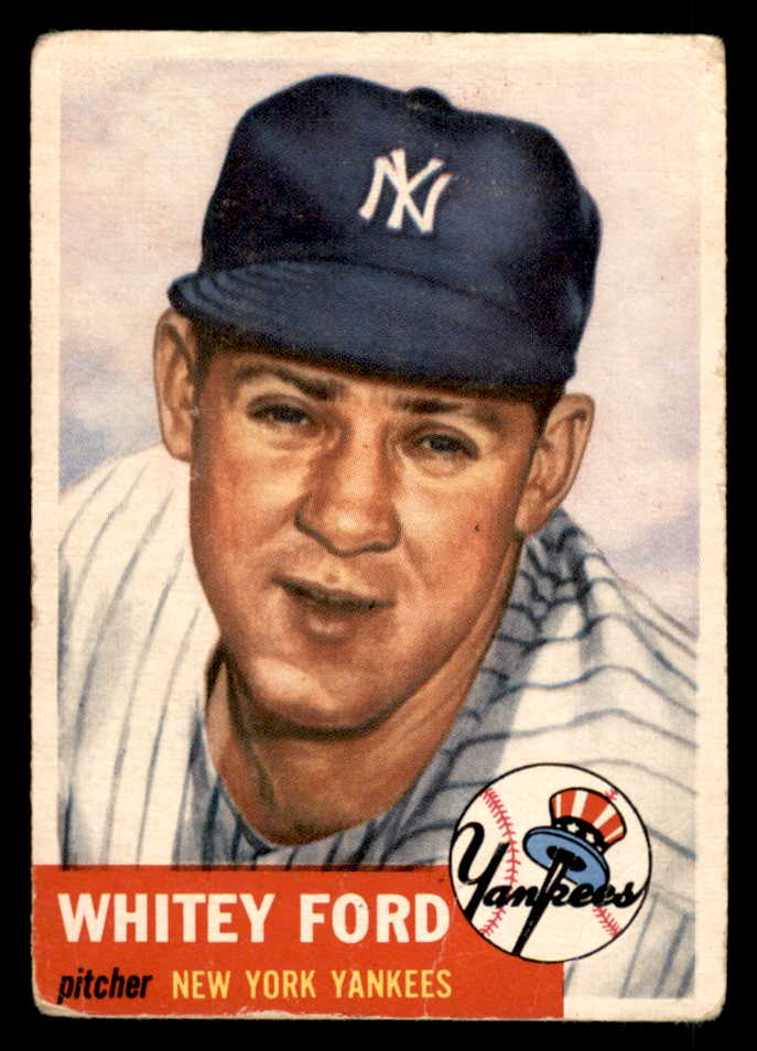 1953 Topps Baseball #207 Whitey Ford Yankees FR-GD 563108