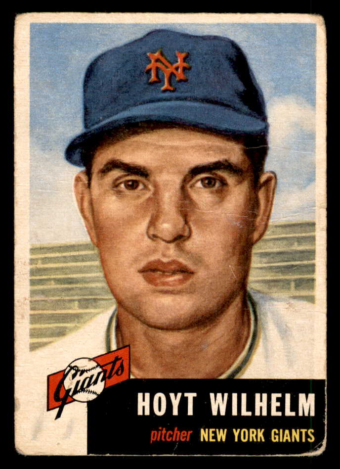 1953 Topps Baseball #151 Hoyt Wilhelm Giants FR-GD 563109