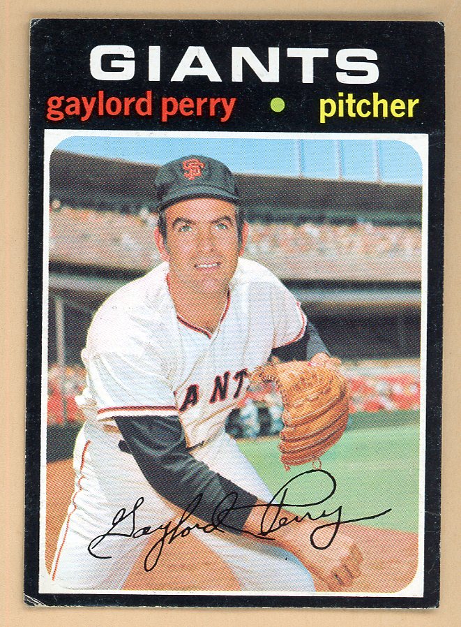 1971 Topps Baseball #140 Gaylord Perry Giants VG-EX 563114