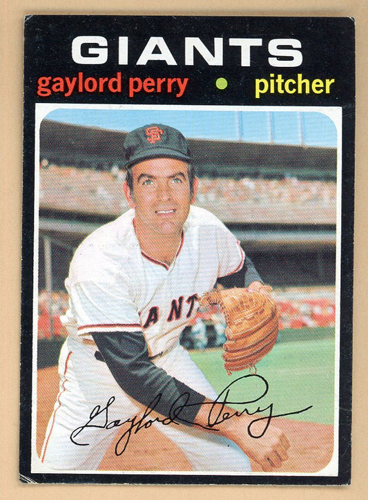 1971 Topps Baseball #140 Gaylord Perry Giants VG-EX 563114