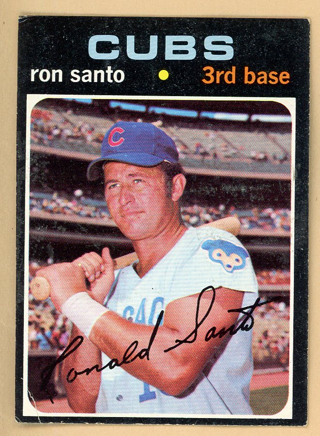 1971 Topps Baseball #220 Ron Santo Cubs VG-EX 563115