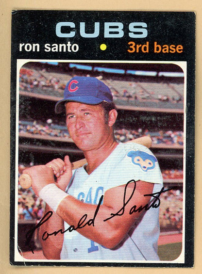 1971 Topps Baseball #220 Ron Santo Cubs VG-EX 563115