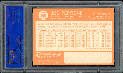 1964 Topps Baseball #360 Joe Pepitone Yankees PSA 6 EX-MT 563129