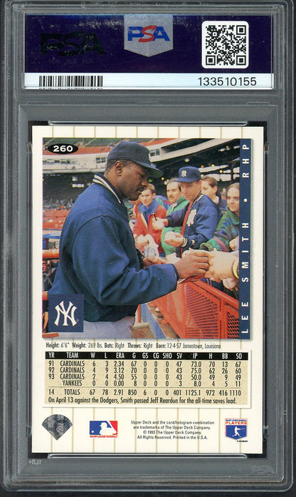 1994 Collectors Choice #260 Lee Smith Yankees PSA 10 GEM MINT 563145