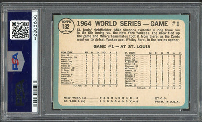 1965 Topps Baseball #132 World Series Game 1 PSA 4 VG-EX 563192
