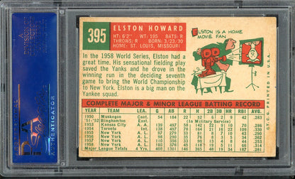 1959 Topps Baseball #395 Elston Howard Yankees PSA 6 EX-MT 563227
