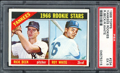 1966 Topps Baseball #234 Roy White Yankees PSA 5 EX 563231