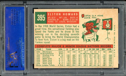1959 Topps Baseball #395 Elston Howard Yankees PSA 6 EX-MT 563236